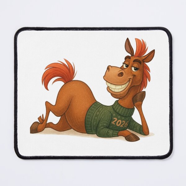 Item preview, 2026 Horse | Funny Lucky Horse Illustration | New Year Art by Vivo Studio designed and sold by VivoStudio.