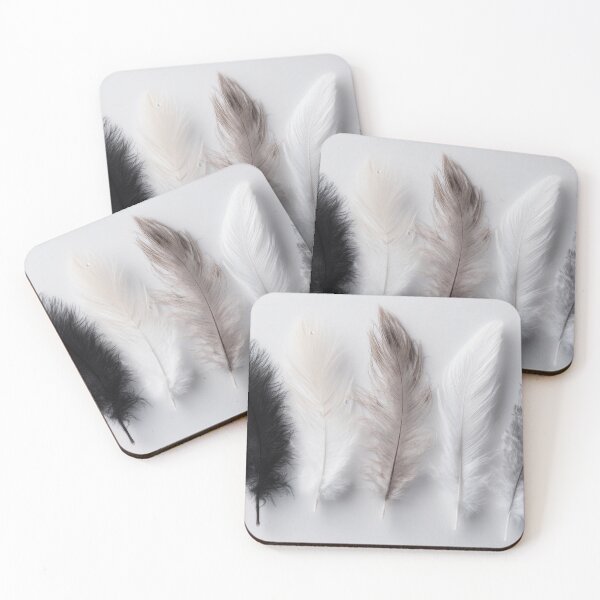 Item preview, Colorful feathers arranged in a row designed and sold by anytka.