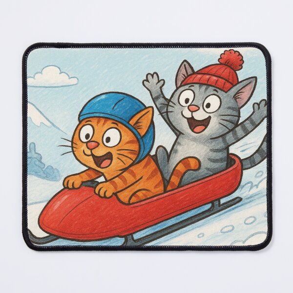 Item preview, Bobsledding, winter sports designed and sold by Mauswohn.