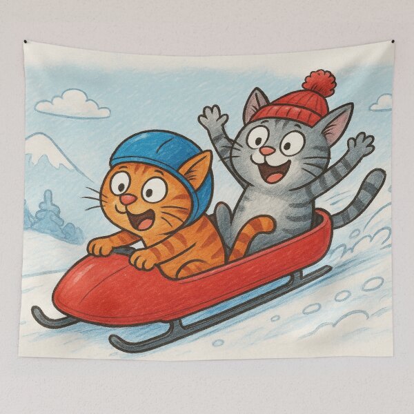 Item preview, Bobsledding, winter sports designed and sold by Mauswohn.