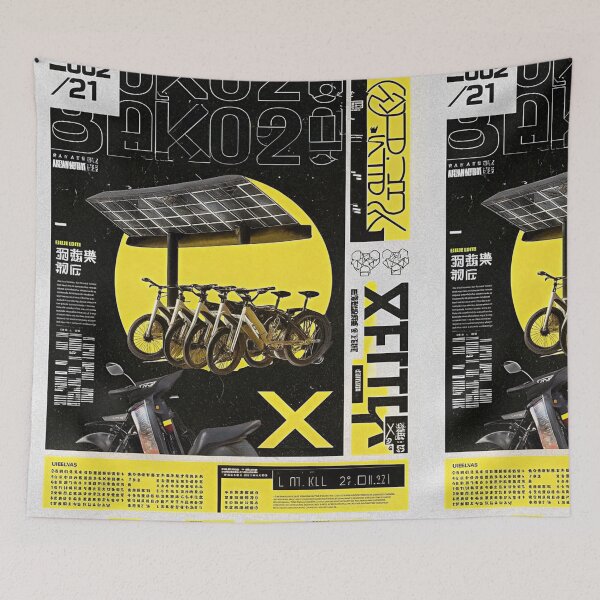 Item preview, Solarpunk: Solar Charging Station for Bicycles designed and sold by Raw-Ink.