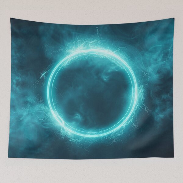 Item preview, Hyperfocus Pulse — Blue Energy Ring designed and sold by LunaPoster.