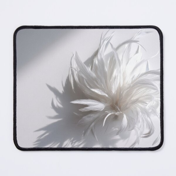 Item preview, White feather decor on light designed and sold by anytka.