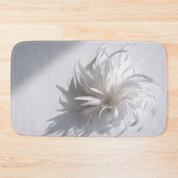 Item preview, White feather decor on light designed and sold by anytka.