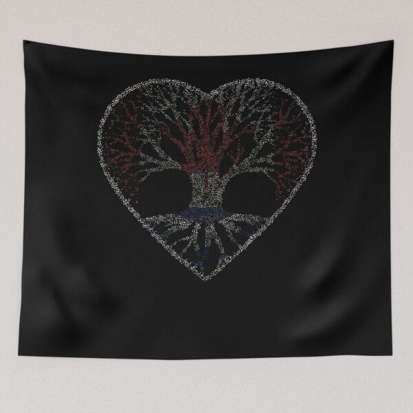 Item preview, The Heritage Heart | Scottish Blue Roots to Canadian Red Leaves Design designed and sold by Loom on the Loch.