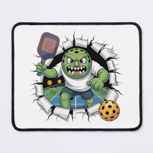 Item preview, Dramatic Pickleball Paddle Smash Court Chaos designed and sold by SportsT-Shirts.