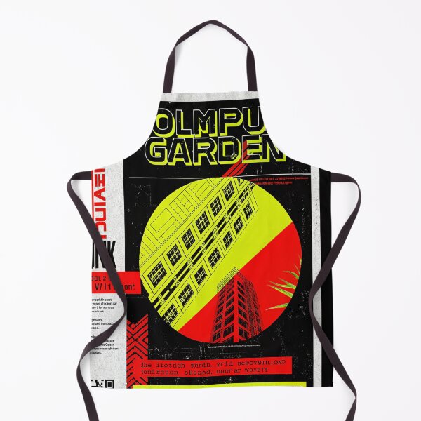 Item preview, SOLMPULL GARDEN: Solarpunk Architecture in Neon Tones designed and sold by Raw-Ink.