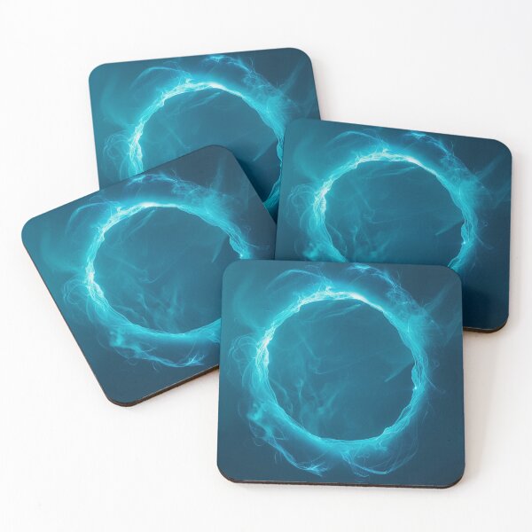 Item preview, Electric Drift — Turquoise Energy Ring designed and sold by LunaPoster.