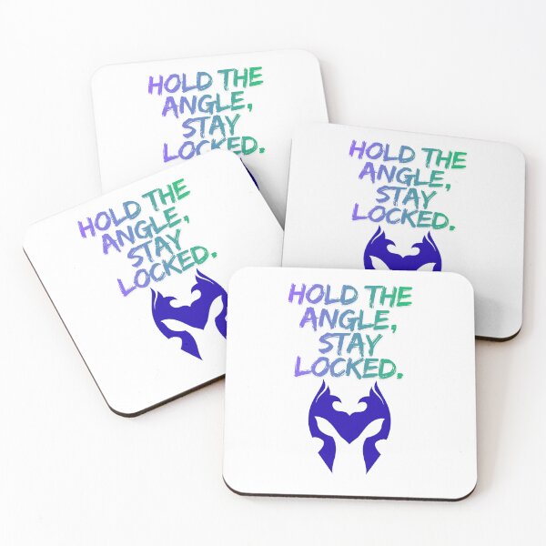 Item preview, Hold The Angle Stay Locked gamer slogan designed and sold by SloganSauce.