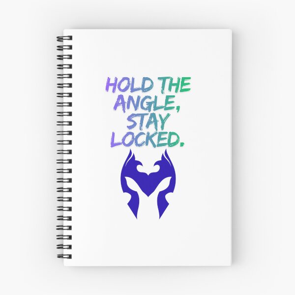 Item preview, Hold The Angle Stay Locked gamer slogan designed and sold by SloganSauce.
