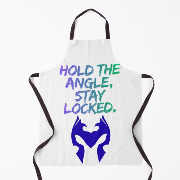 Item preview, Hold The Angle Stay Locked gamer slogan designed and sold by SloganSauce.