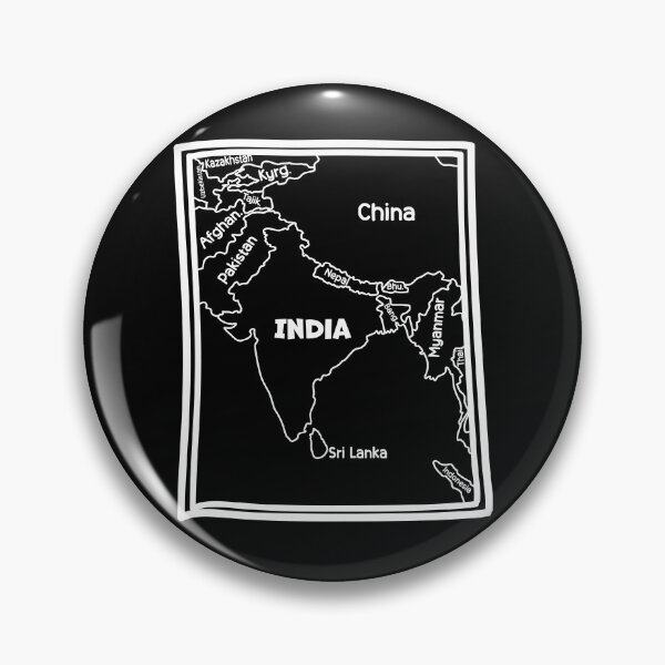 Item preview, South Asia Connections – Bold Regional Map Tee designed and sold by mashmosh.