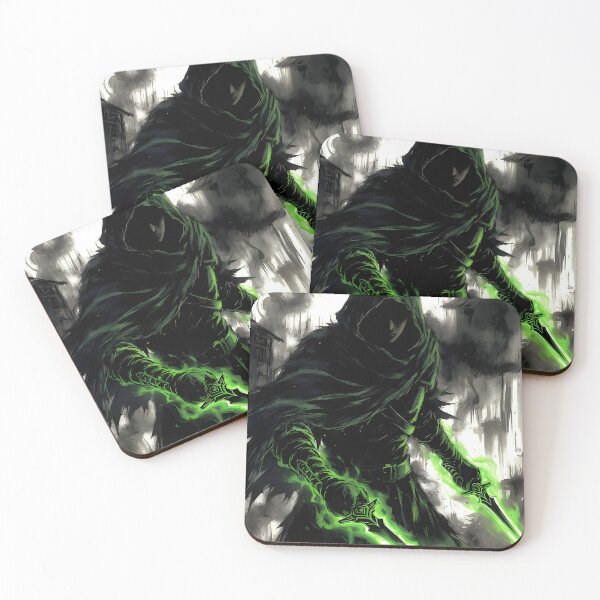 Item preview, Shadow Assassin Anime with Toxic Green Blades designed and sold by humblesoart.