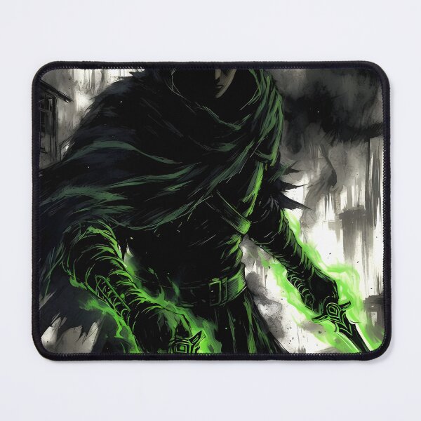 Item preview, Shadow Assassin Anime with Toxic Green Blades designed and sold by humblesoart.