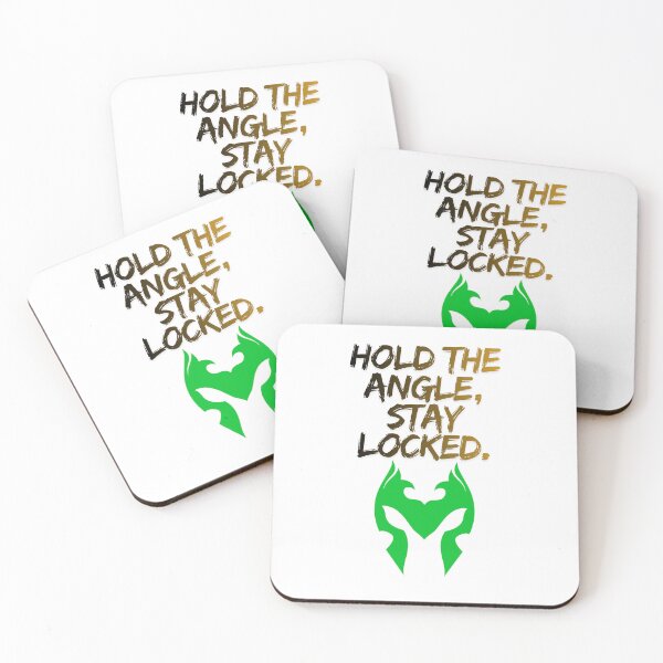 Item preview, Hold The Angle Stay Locked competitive mindset designed and sold by SloganSauce.