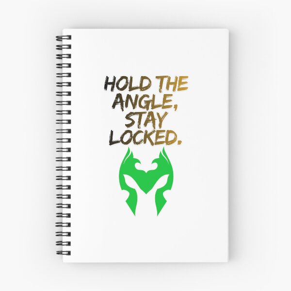 Item preview, Hold The Angle Stay Locked competitive mindset designed and sold by SloganSauce.