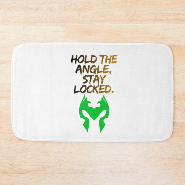 Item preview, Hold The Angle Stay Locked competitive mindset designed and sold by SloganSauce.