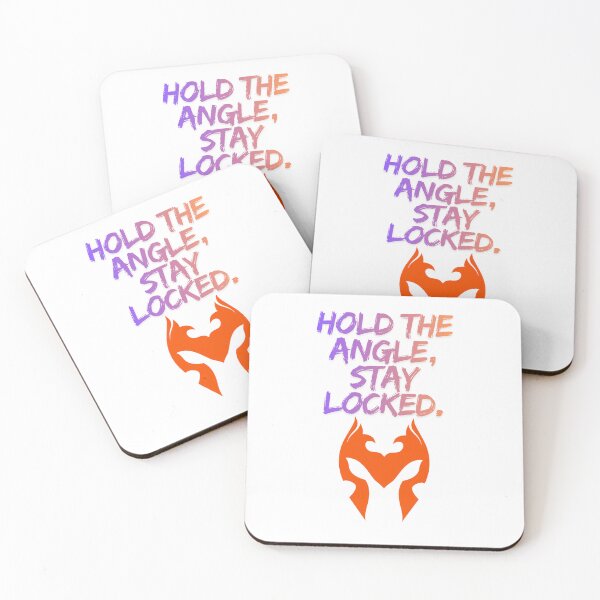 Item preview, Hold The Angle Stay Locked streamer quote designed and sold by SloganSauce.