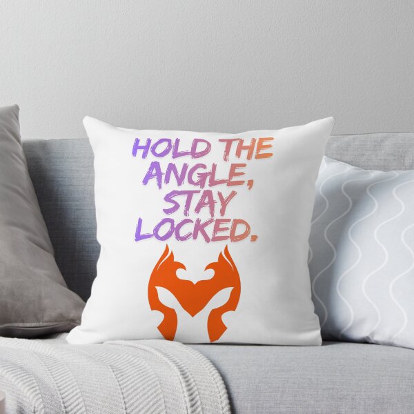Item preview, Hold The Angle Stay Locked streamer quote designed and sold by SloganSauce.