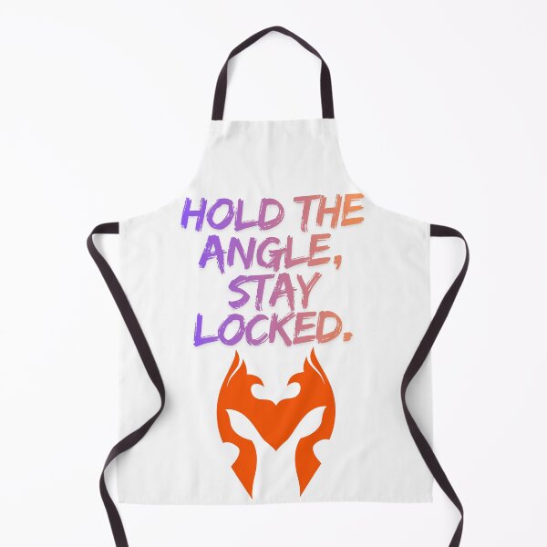 Item preview, Hold The Angle Stay Locked streamer quote designed and sold by SloganSauce.