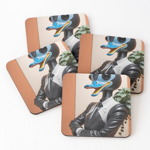 Item preview, Sophisticated Duck in a Suit – Surreal Anthropomorphic Character Art designed and sold by AIQUEERART.