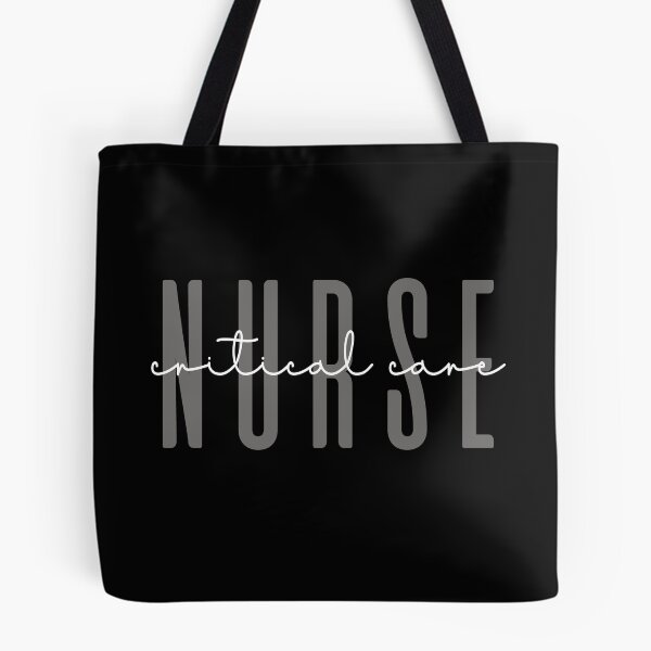 Item preview, Minimalist Critical Care Nurse Typography designed and sold by JRRTs.