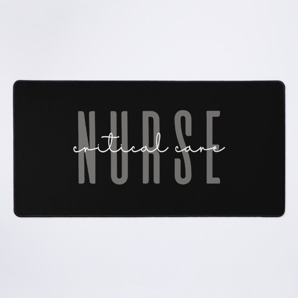 Item preview, Minimalist Critical Care Nurse Typography designed and sold by JRRTs.