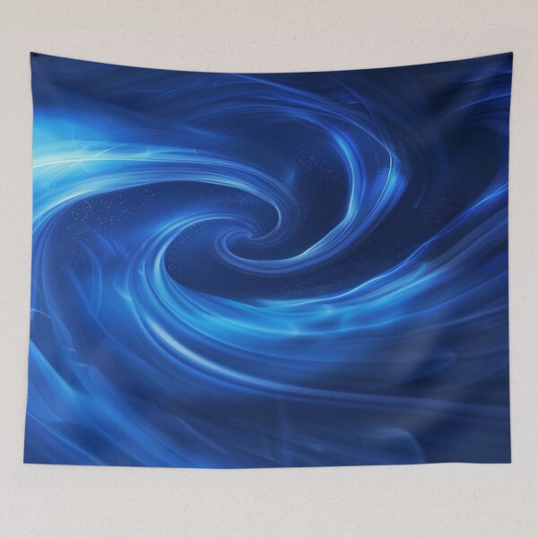Item preview, Deep Sapphire Motion — Fluid Blue Vortex designed and sold by LunaPoster.