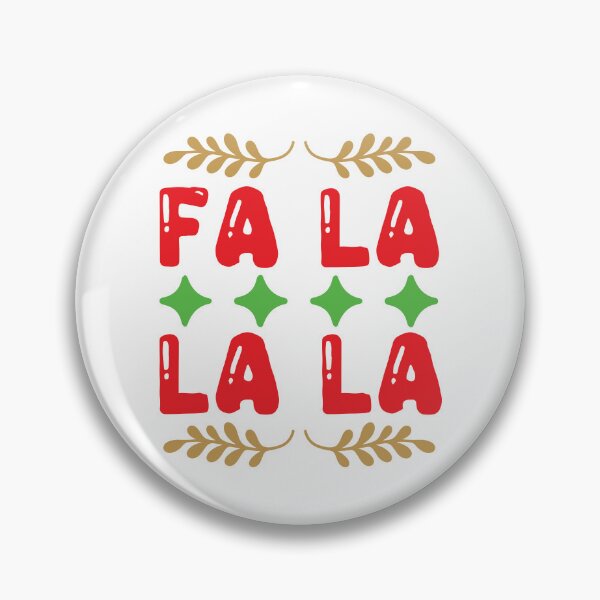 Item preview, Fa La La La La - Joyful Christmas Carol Lyric Design designed and sold by FuzionRaptor.