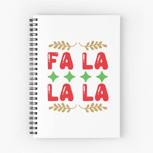 Item preview, Fa La La La La - Joyful Christmas Carol Lyric Design designed and sold by FuzionRaptor.