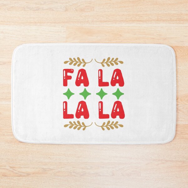 Item preview, Fa La La La La - Joyful Christmas Carol Lyric Design designed and sold by FuzionRaptor.