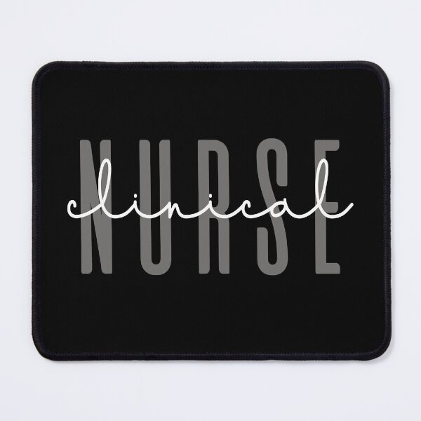 Item preview, Minimalist Clinical Nurse Typography designed and sold by JRRTs.