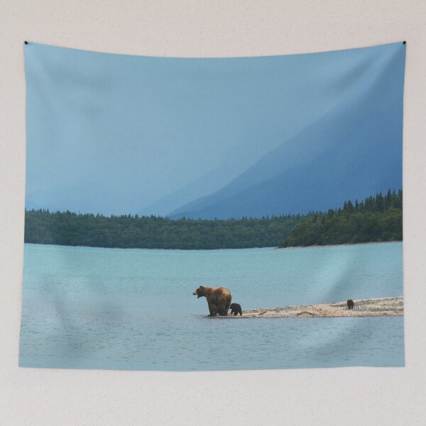 Item preview, Bears at Brooks Camp, King Salmon, United States designed and sold by Mauswohn.
