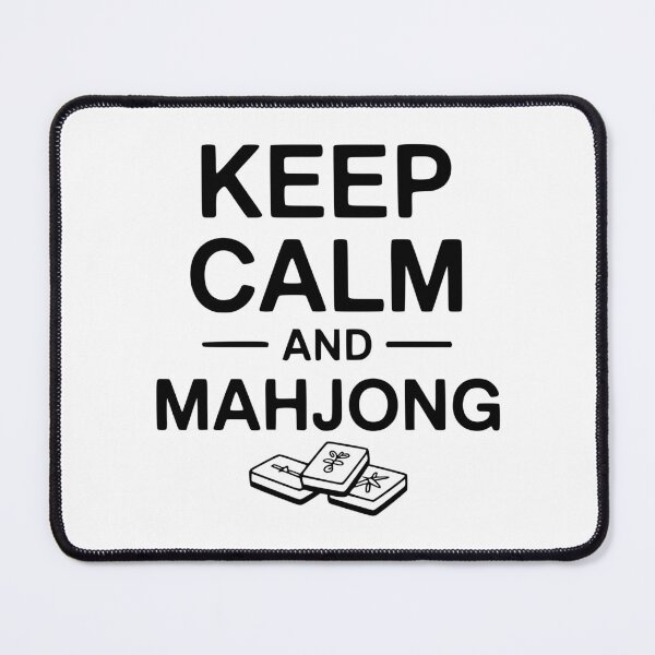 Item preview, Keep Calm and Mahjong designed and sold by Frank Ring.