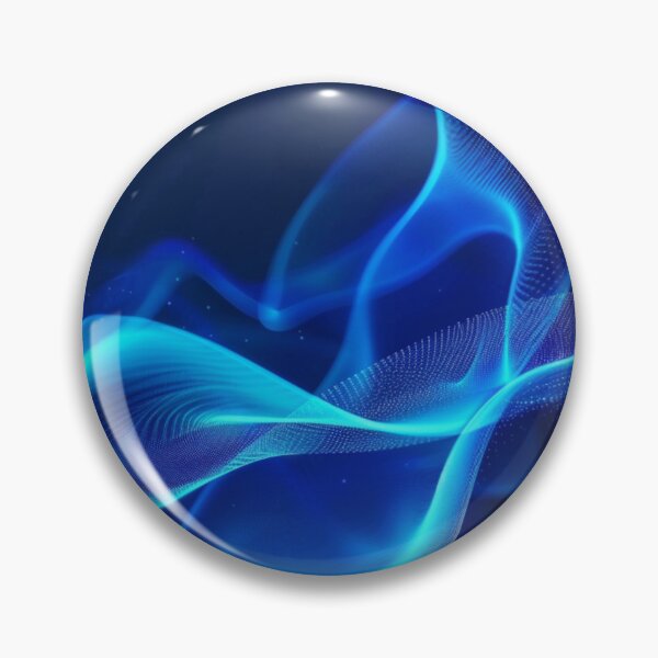 Item preview, Quantum Wave — Blue Energy Flow designed and sold by LunaPoster.