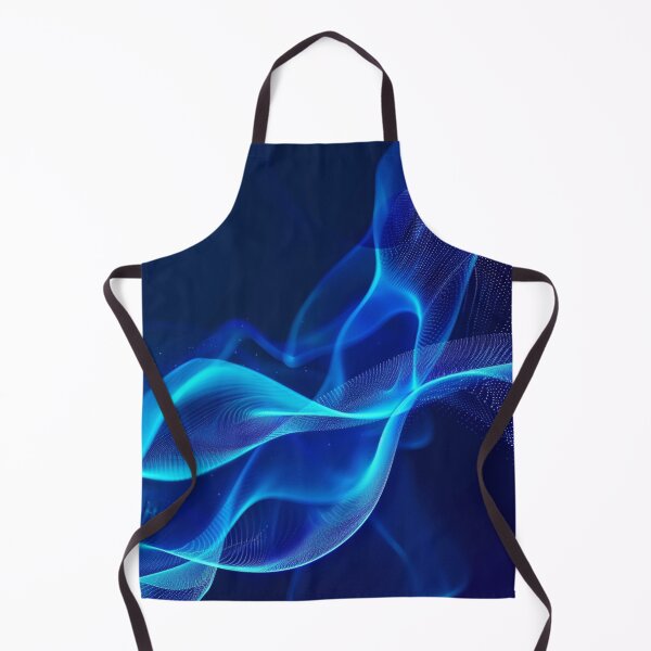 Item preview, Quantum Wave — Blue Energy Flow designed and sold by LunaPoster.