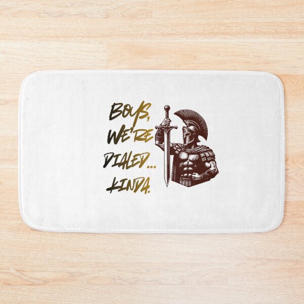 Item preview, Boys We’re Dialed Kinda streamer quote designed and sold by SloganSauce.