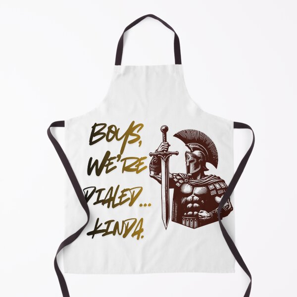 Item preview, Boys We’re Dialed Kinda streamer quote designed and sold by SloganSauce.