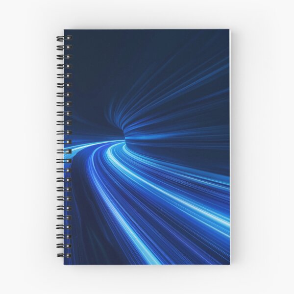 Item preview, Silent Acceleration — Blue Light Speed Flow designed and sold by LunaPoster.
