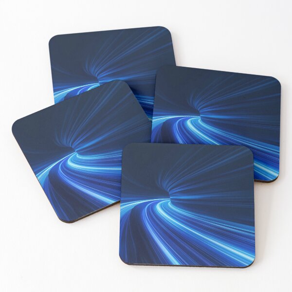 Item preview, Silent Acceleration — Blue Light Speed Flow designed and sold by LunaPoster.