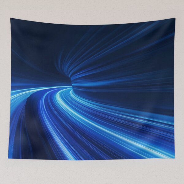 Item preview, Silent Acceleration — Blue Light Speed Flow designed and sold by LunaPoster.