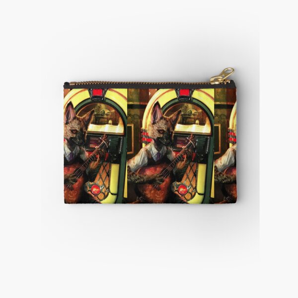 Item preview, Dapper Fox Guitar – Artistic Illustration designed and sold by TreatLLC.