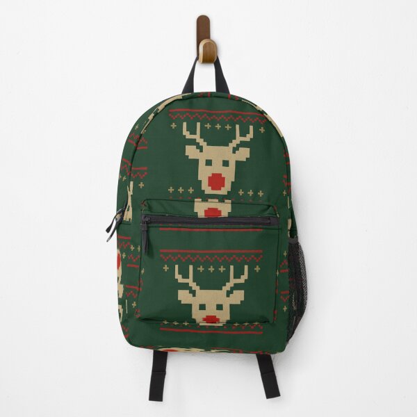 Item preview, Pixelated Reindeer Face designed and sold by TheWonkyEaselCo.
