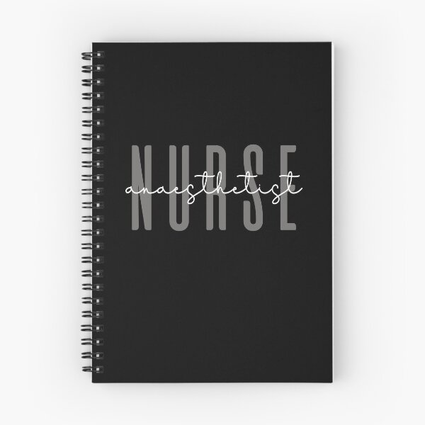 Item preview, Minimalist Nurse Anaesthetist Typography designed and sold by JRRTs.