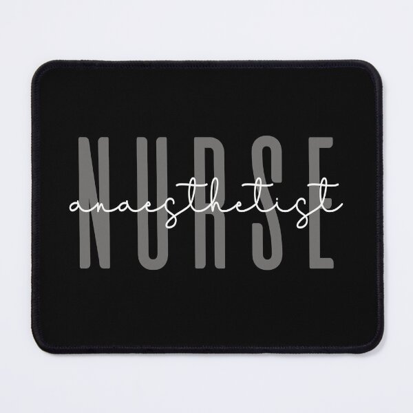 Item preview, Minimalist Nurse Anaesthetist Typography designed and sold by JRRTs.