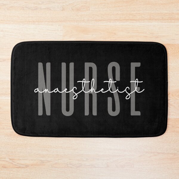 Item preview, Minimalist Nurse Anaesthetist Typography designed and sold by JRRTs.