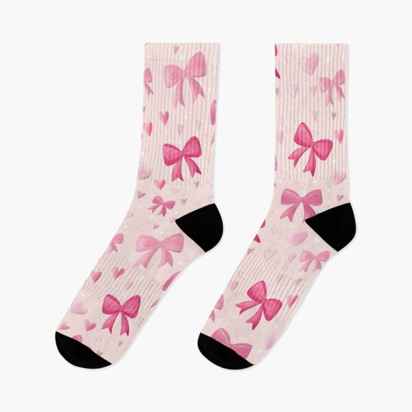 Item preview, Cute Pink Bows and Hearts Pattern – Sweet Love Aesthetic designed and sold by LiudmylaMaika.