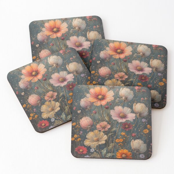 Item preview, Elegant flower field in a dreamy painting designed and sold by Mianku | Für das Leben.