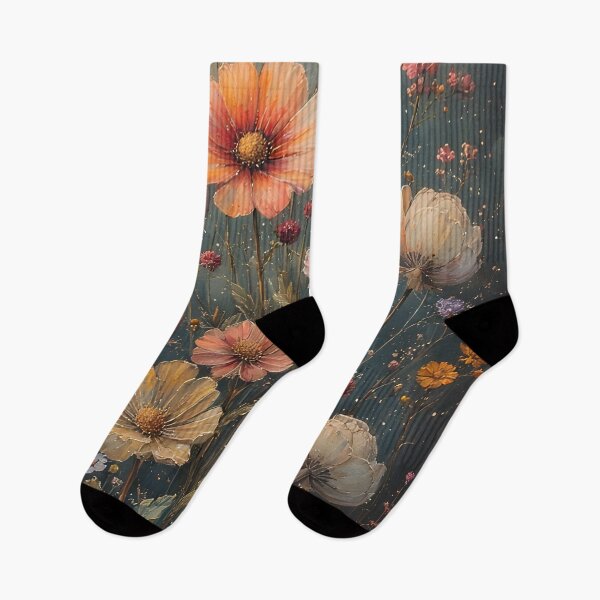 Item preview, Elegant flower field in a dreamy painting designed and sold by Mianku | Für das Leben.