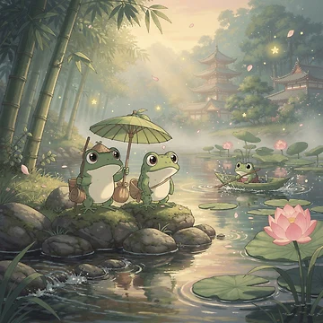 Artwork thumbnail, Frog by Azrora